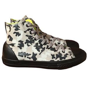 Converse Chuck Taylor High Top Sneaker Camo Dolphin Junior Size 5 Rubber Shoes